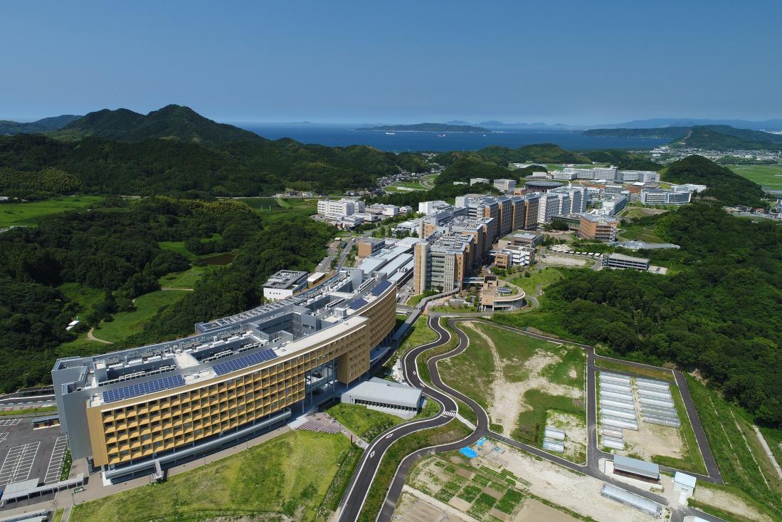 国⽴⼤学法人九州⼤学の空撮画像